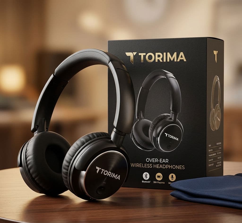 Torima HD-20 Kafa Üstü Kablosuz Bluetooth Kulaklık - MicroSD Kart Destekli thumbnail 2